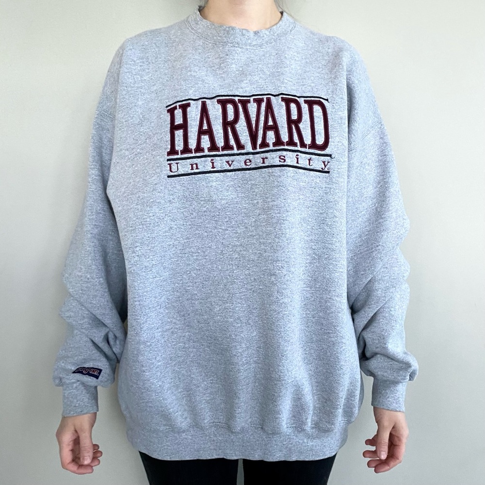 Vintage Harvard University Jansport graphic sweatshirt. 🩶